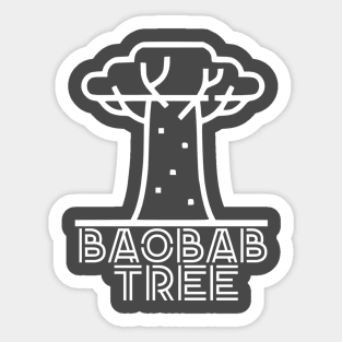 Baobab Tree Shirt Sticker